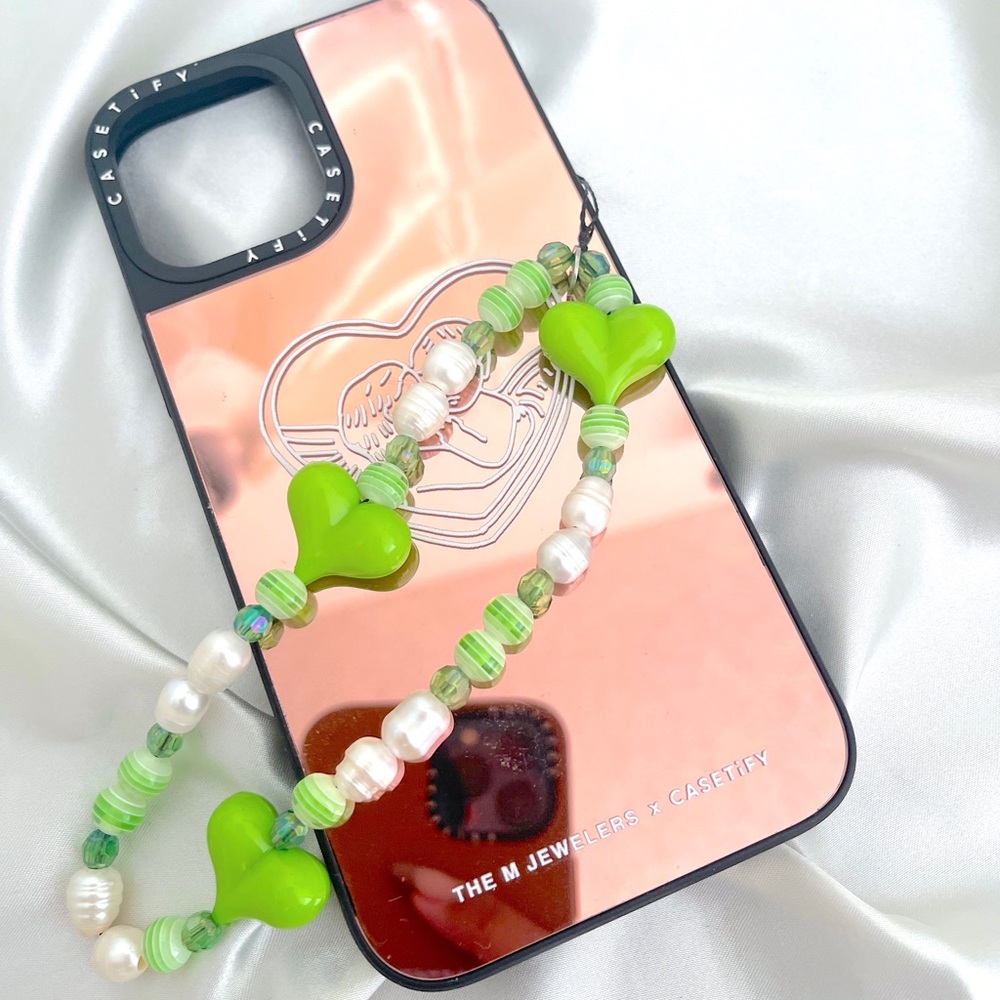 Beaded phone charms y2k aesthetic wolf casetify